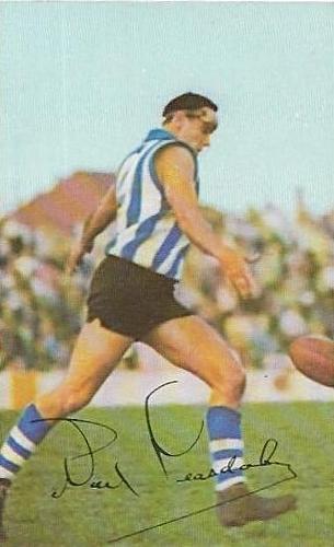 1966 Mobil Footy Photos VFL #36 Noel Teasdale Front